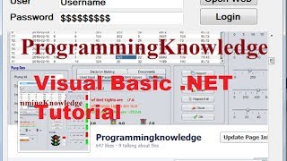 Visual Basic NET Tutorial 55  How to login to a website using VBNET [upl. by Gillead]