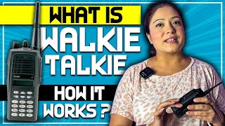 How to use walkie talkie license free in India  Why to use Walkie Talkie over Mobile Phones [upl. by Ehlke]