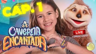 CAP 1 da novela A CAVERNA ENCANTADA  Live comentando [upl. by Ssirk]