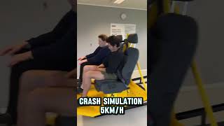 Crash Simulation 7 kmh 45 mph by MrTraffiQ For educational purposes only [upl. by Mattheus35]