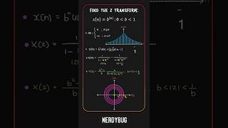 Z transform  Signals and Systems  NerdyBug shorts [upl. by Knick350]