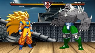 GOKU SUPER SAIYAN 3 vs DOOMSDAY  The most epic fight❗ [upl. by Kono698]