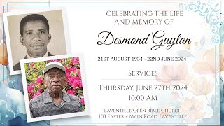 The Funeral Service of Desmond Guytan [upl. by Kirstyn882]