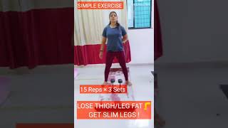 LOSE THIGHLEGS FAT thighfatloss slim legsworkoutloseweightfast fitness youtubeshorts viral [upl. by Nielsen]