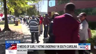 Early voting begins in SC for 2024 general election [upl. by Enomar124]