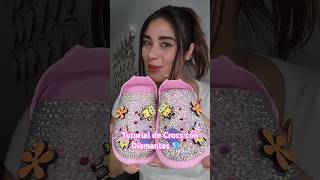 Tutorial de Crocs con Diamantes 💎 ✨ tutorial handmade blog comedy [upl. by Seek768]