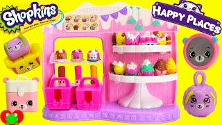 Shopkins Frosted Cupcake Queen Cafe with Happy Places [upl. by Llenrrad]