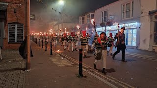 Hailsham War Memorial  Hailsham Bonfire 2024 [upl. by Yllime513]