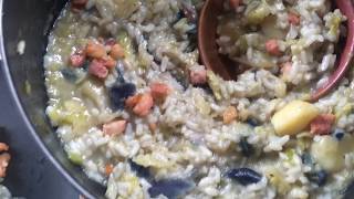 Risotto verza e patate [upl. by Asilrahc]