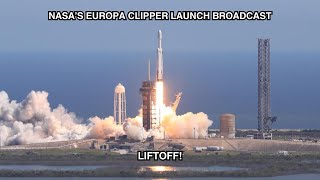 NASAs Europa Clipper Mission Liftoff [upl. by Naltiac]