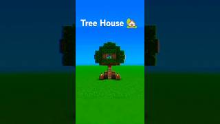 Minecraft Tree House 🏡 in Minecraft minecraftguide shortsviral [upl. by Mw733]