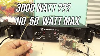 Rockville 3000 Watt Peak  800w RMS Honest Review [upl. by Apfel]