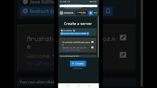 How to create server on aternos aternos pe server kaise banaye server minecraftaternosserver2022 [upl. by Manno]