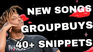 WE’RE EATING NEW Juice WRLD Snippets Leaks and Groupbuys [upl. by Dana59]