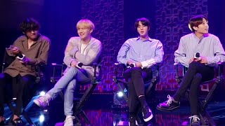 200127 Sugas Interlude BTS iHeartRadio Live 2020 LA Interview Part 4 Fancam KIISFM Live 방탄소년단 [upl. by Alracal421]