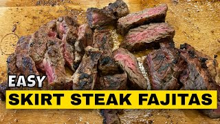 Skirt Steak Fajitas on the Kamado Joe  Hot and Fast Skirt Steak  Easy [upl. by Laidlaw]