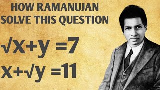 How Ramanujan solve this question  Famous Olympiad question [upl. by Eimilb]