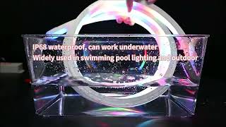 IP68 Waterproof Magical Light Effect Swimming Pool Led Neon Strip [upl. by Kacie]