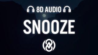 SZA  Snooze Lyrics  8D Audio 🎧 [upl. by Weatherby]