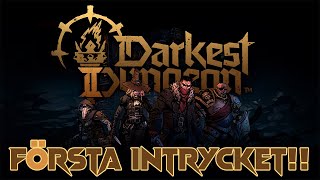 Kan jag ta mig igenom detta mörker med livet i behåll Darkest Dungeoun 2  Första Intrycket [upl. by Htebizile]