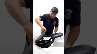 asiento para moto stylo bobber abatible [upl. by Nnarefinnej347]