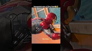 Tony Stark awesome entry in front of Peter Parker to protect ship 🔥🥶shorts ytshorts marvel [upl. by Adnuhsar]