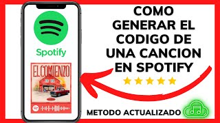 😱😊COMO OBTENER EL CODIGO DE UNA CANCION EN SPOTIFY😉 [upl. by Einnoj]