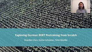 Exploring German BERT model pretraining from scratch [upl. by Tavis]