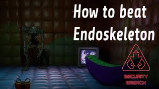 How To Beat Endoskeletons In FNAF Security Breach  Easiest Way [upl. by Hesky821]