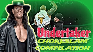 Undertaker WWE Chokeslam Compilation Wrestle Universe [upl. by Elletnwahs]