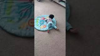 6 months baby turning style music song love [upl. by Saref492]