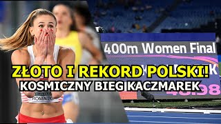 KOSMICZNY BIEG KACZMAREK Złoty medal i rekord Polski quotPracowałam całym ciałemquot [upl. by Ditmore]