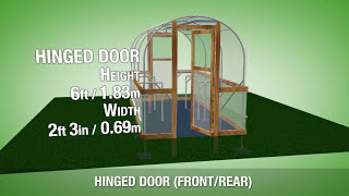 6ft 182m Wide Polytunnel Overview  VT6 [upl. by Pooi]