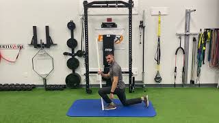 Half Kneel Dorsiflexion Mobilization with Dowel [upl. by Golding]