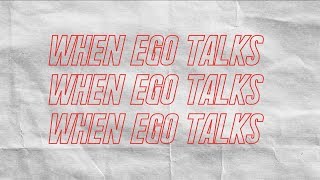 KALLITECHNIS  EGO TALK lyric video [upl. by Eimmak]