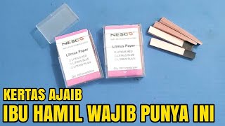 REVIEW KERTAS LAKMUS‼️KERTAS UNTUK NGETES KETUBAN IBU HAMIL‼️ [upl. by Orfield]