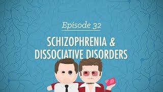 Schizophrenia and Dissociative Disorders Crash Course Psychology 32 [upl. by Prisca937]