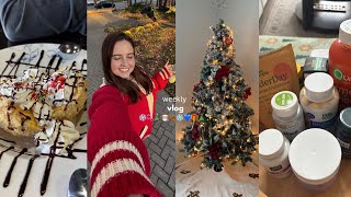 weekly vlog decorating for christmas pcos supplement routine life at home amp more [upl. by Ecnarepmet663]