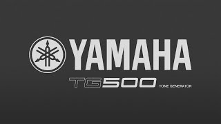 Yamaha TG500 Tone Generator Onboard Demos [upl. by Sitnalta]