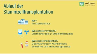 Ablauf einer Stammzelltransplantation  einfach erklärt für Patientinnen Ärztin im Interview [upl. by Odravde542]