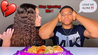 ASMR IGNORING MY GIRLFRIEND PRANK SUSHI MUKBANG [upl. by Anoyi737]