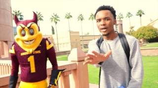 Ali Tomineek Raps OneTake at ASU [upl. by Etnaihc]