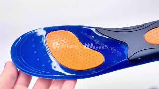 Wholesale Silicone PU Gel Heel Cups orthotic Inserts Foot Care Cushion Pad [upl. by Drannek]