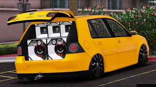 PANCADEIXXON  GLOCKADA ADAPTADA Golfao Sportline no GTA V [upl. by Lachish]