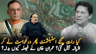 Why Imran Khan Change His Decision Over Pindi Jalsa Report  Imran Khan  PTI News Report [upl. by Goodman598]