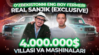 OZBEKISTONNI ENG BOY FERMERI REAL SANJIK exclusive [upl. by Acie]