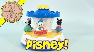 Disney Merry Go Round Dreamtime Carousel Baby Mickey Mouse Minnie Mouse Goofy Donald Duck [upl. by Eno]