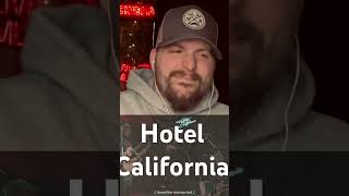 EAGLES “HOTEL CALIFORNIA” REACTION [upl. by Wilfrid]