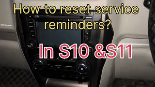 Scropio S10ampS11 service reminder reset  🚘 [upl. by Kosey882]