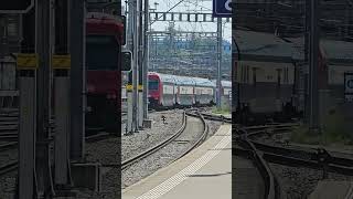 Winterthur Bahnhof beim Züge im Sommer [upl. by Ynahpit]